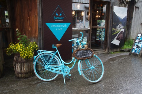 choclate and bike