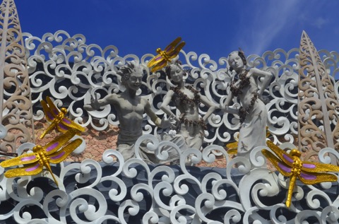 Entrance to Celuk village silversmith shop 